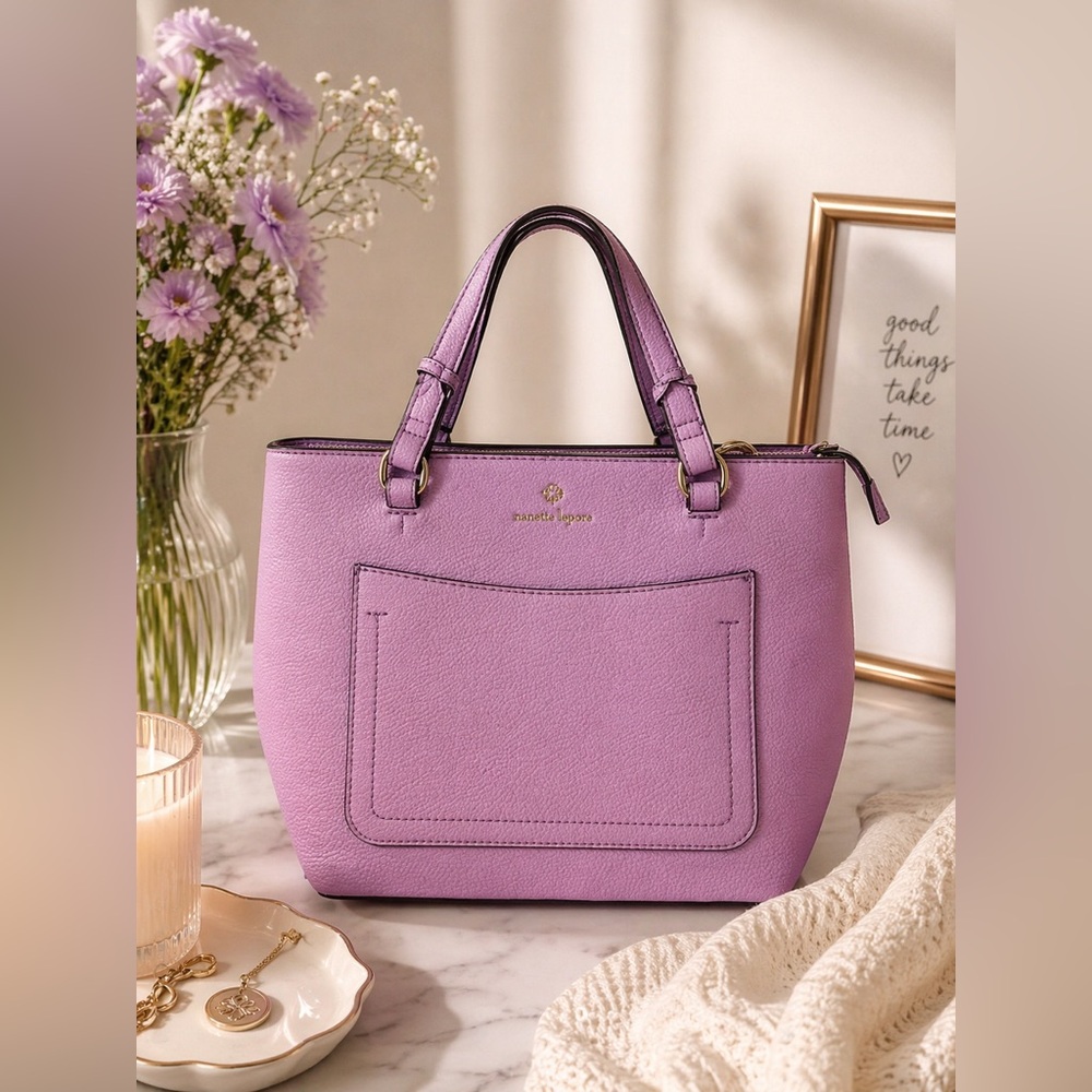 New Nanette Lepore Purple Handbag